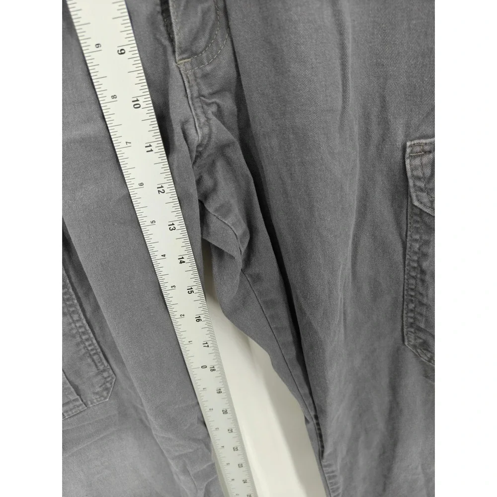 Wrangler ATG All Terrain Gear Mens 34x32 Gray Stretch Canvas Cargo Pants